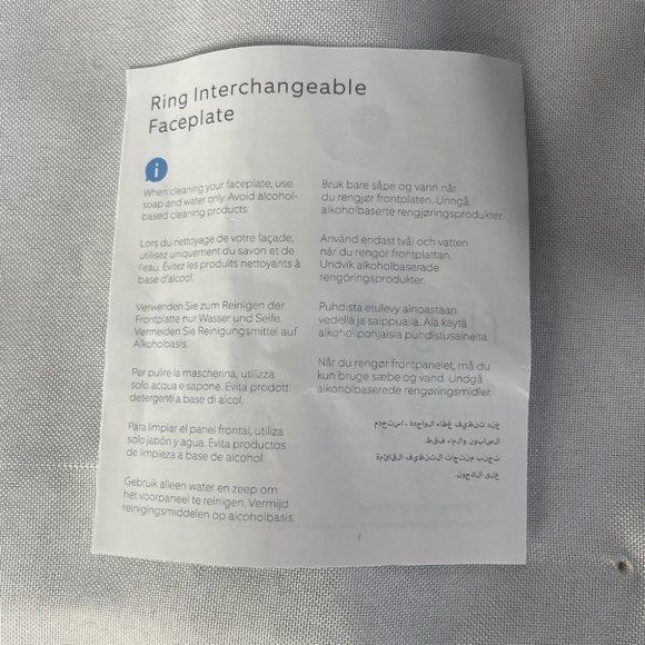 Ring Black Metal Decorative Video Doorbell For Interchangeable Faceplate - Picture 10 of 10